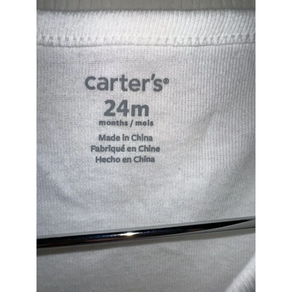 Carters “Always Happy” 24M Onsie With Animals‎ Easter Bunny Rabbit